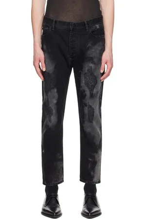 Nicolas Andreas Taralis Black Distressed Jeans