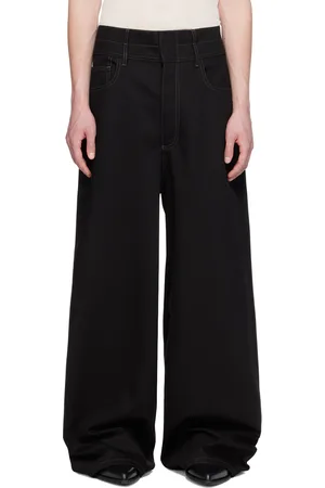 Nicolas Andreas Taralis Black Plaque Jeans