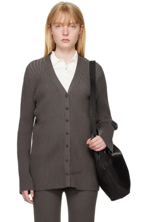 Lauren Manoogian Gray Column Cardigan