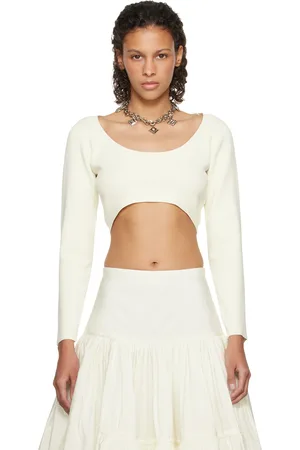 Molly Goddard SSENSE Exclusive Off-White Lucia Long Sleeve T-Shirt