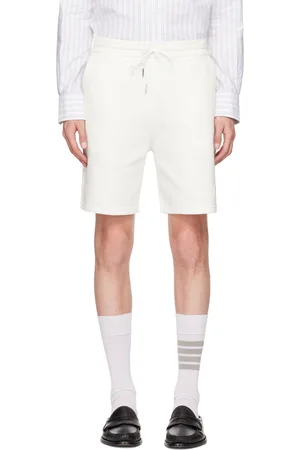 Thom Browne Off-White Mid-Thigh Shorts
