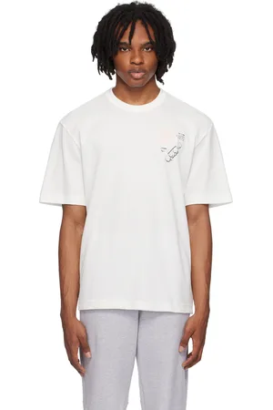 Lacoste White Graphic T-Shirt