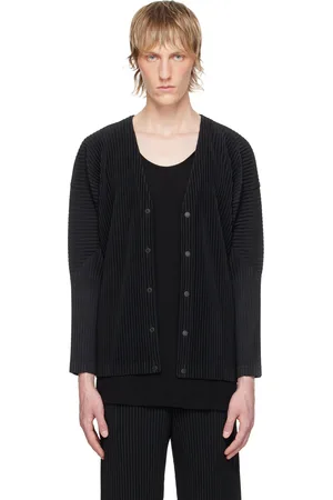 Issey Miyake Black Basics Cardigan