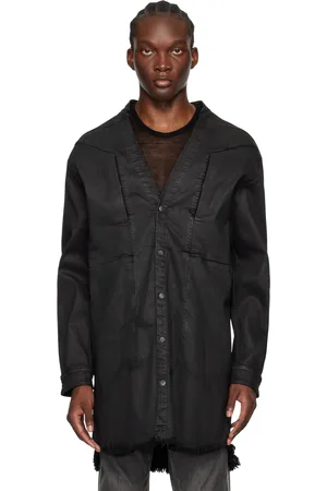 Rick Owens Black Jumbo Denim Jacket