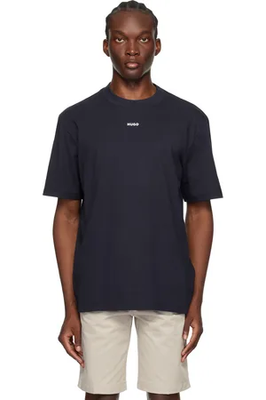 HUGO BOSS Navy Bonded T-Shirt