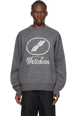 We11 Done Gray JQD Sweater