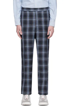 Thom Browne Navy Check Trousers