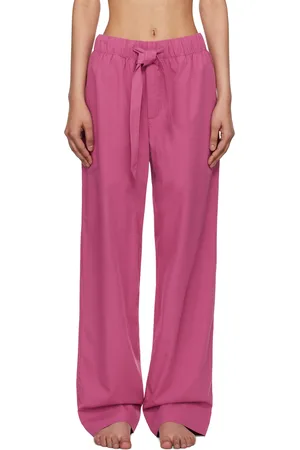 Tekla Purple Drawstring Pyjama Pants