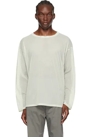 SOUTH2 WEST8 Off-White Semi-Sheer Long Sleeve T-Shirt