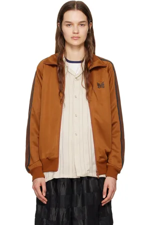 Pins & Needles Orange Embroidered Track Jacket