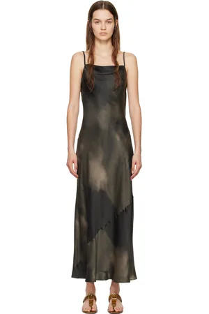 Silk Laundry Gray Mia Maxi Dress