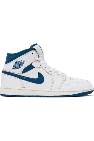 Nike White Air Jordan 1 Mid SE Sneakers