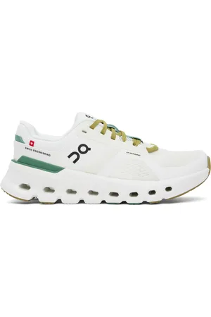 On Running Off-White & Green Cloudrunner 2 Sneakers