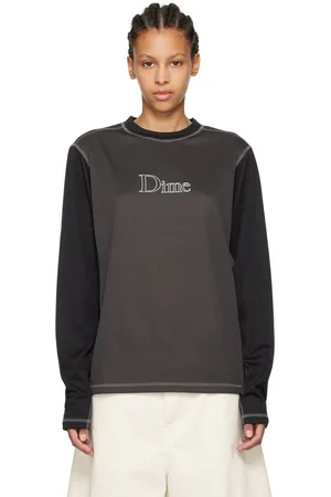 DIME Gray Athletic Long Sleeve T-Shirt
