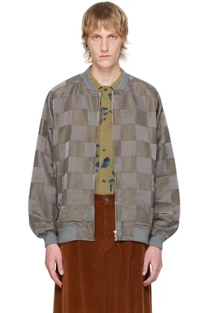 Pins & Needles Gray Zip Bomber Jacket