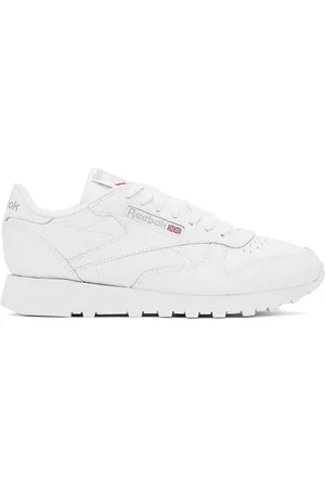 Reebok White Classic Leather Sneakers
