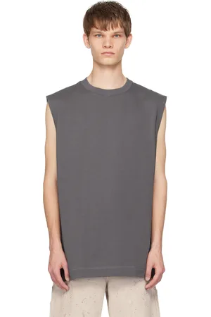 N. HOOLYWOOD Gray Crewneck Tank Top