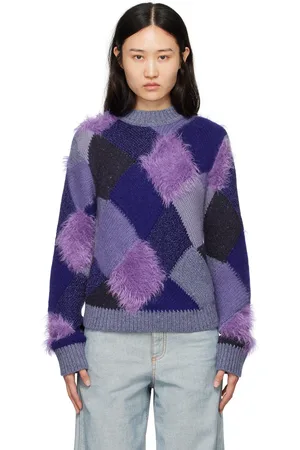 Marni Blue Rhombus Sweater