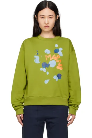 Marni Green Printed Sweatshirt