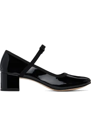 Repetto Black Guillemette Mary Jane Heels