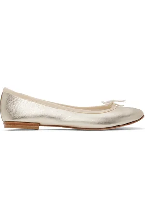 Repetto Gold Cendrillon Ballerina Flats