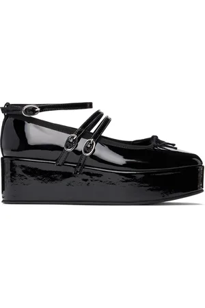Repetto Black Cendrillon Platform Mary Jane Heels