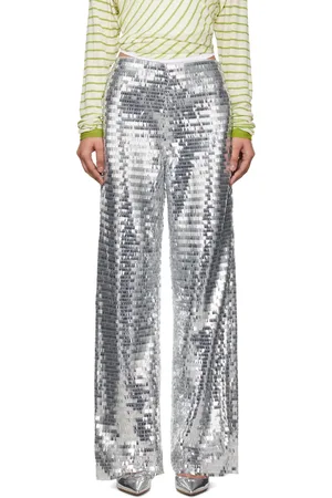 SIMON MILLER Silver Pia Trousers