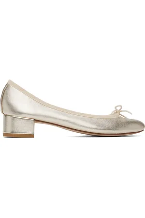 Repetto Gold Camille Heels
