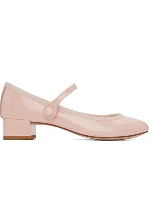Repetto Pink Rose Mary Jane Heels