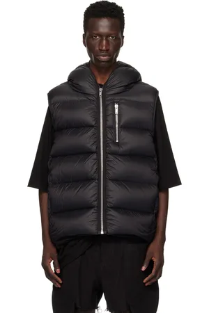 Rick Owens Black Porterville Sealed Down Vest