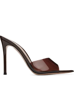 Gianvito Rossi Brown Elle Heeled Sandals