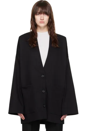 Totême Black Patch Pocket Cardigan