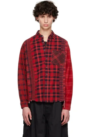 Pins & Needles Red Paneled Shirt