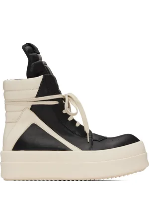 Rick Owens Black Porterville Mega Bumper Geobasket Sneakers