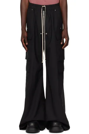 Rick Owens Black Porterville Cargobelas Cargo Pants