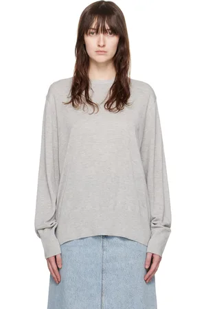 Totême Gray Crewneck Sweater