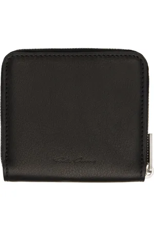 Rick Owens Black Lido Zipped Wallet