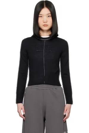 Maison Margiela Black Inverted Seam Sweater