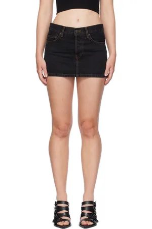 WARDROBE.NYC Micro Denim Miniskirt