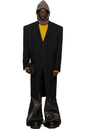 Rick Owens Black Porterville Tatlin Coat