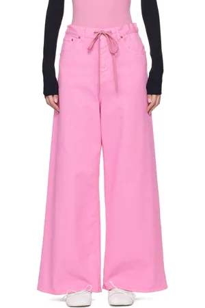 Maison Margiela Pink Drawstring Jeans