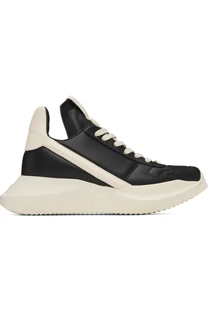 Rick Owens Black Porterville Geth Runner Sneakers