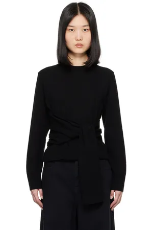 Maison Margiela Black Belted Sweater