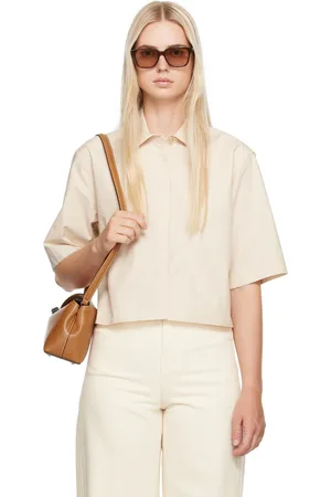 Totême Beige Cropped Shirt