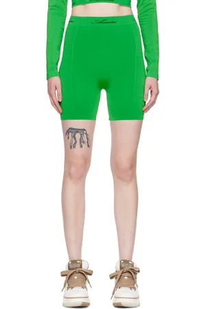 AMIRI Green Jacquard Shorts