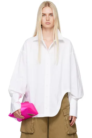 The Attico White Diana Shirt
