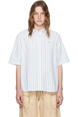 Acne Studios White Stripe Shirt