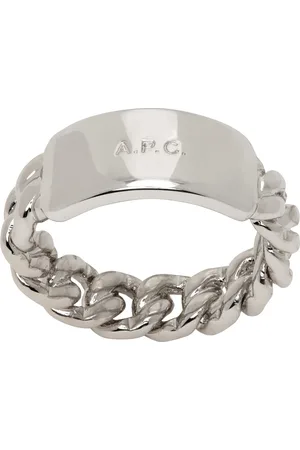 A.P.C. Silver Darwin Ring