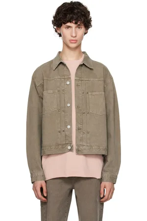 JOHN ELLIOTT Khaki Thumper Type II Denim Jacket
