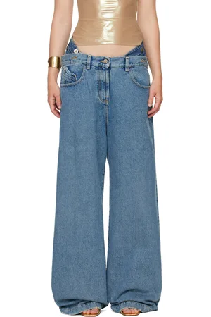The Attico Blue Long Jeans